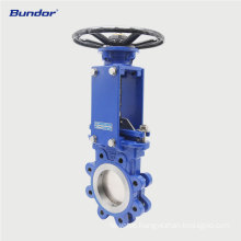 Bundor DN200 wholesale knife gate valve China tinajin lug type knife edge gate valve